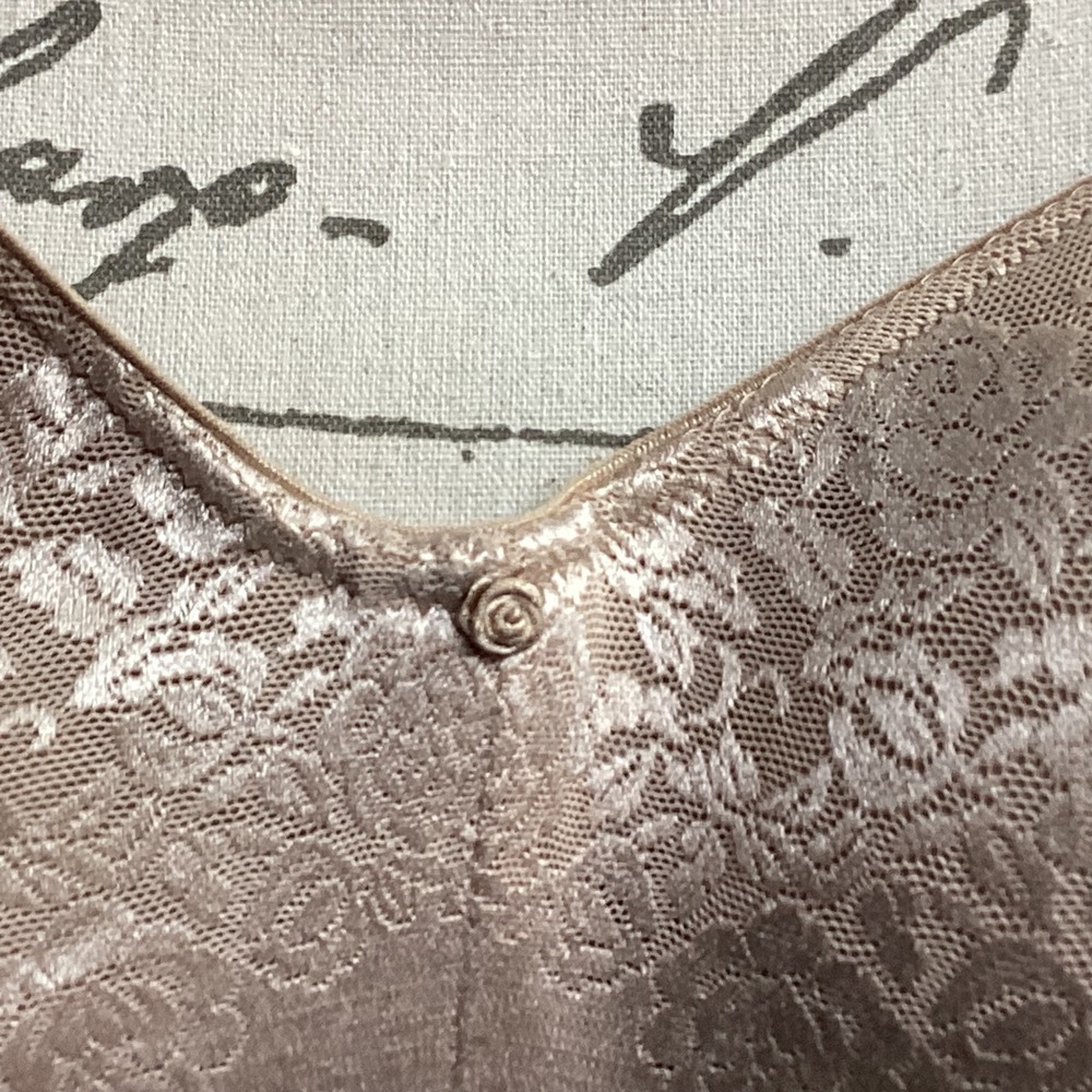 Soma Stunning Support Strapless Bra Floral Beige Comfortable 42D Straps Detach - Picture 3 of 12